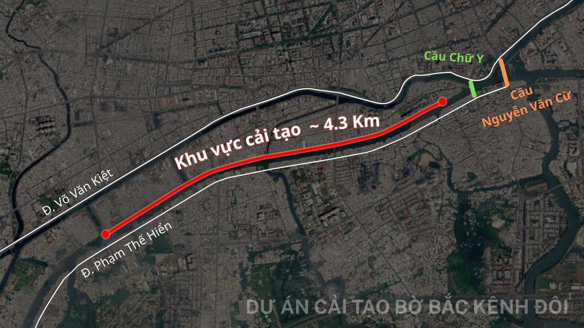 Toàn cảnh cuộc “lột xác” hơn 7.300 tỷ bên bờ Bắc kênh Đôi: Hơn 1.000 căn nhà giải tỏa, cầu kè dần thành hình - Ảnh 2.