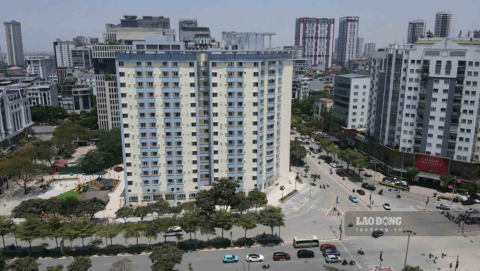 Tòa tái định cư N01 (phường Cầu Giấy, Hà Nội), tháng 5.2026. Ảnh: Phan Anh 