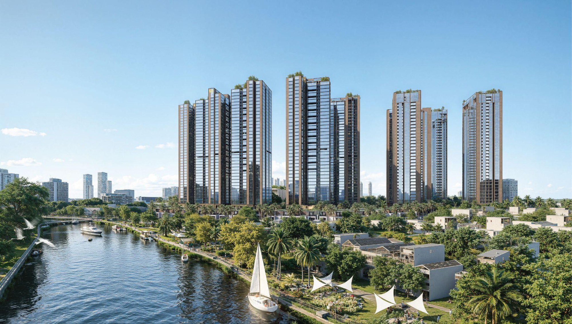 BĐS trung tâm TP.HCM lập đỉnh, xuất hiện căn hộ 3 mặt hướng sông gần Phú Mỹ Hưng giá từ 7x triệu/m²- Ảnh 2.
