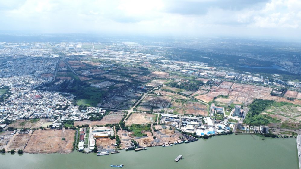 Khu công nghiệp Biên Hòa 1 thuộc phường Trấn Biên, TP Đồng Nai có vị trí nằm sát sông Đồng Nai và nhiều tuyến giao thông huyết mạch. Ảnh: Hà Anh Chiến
