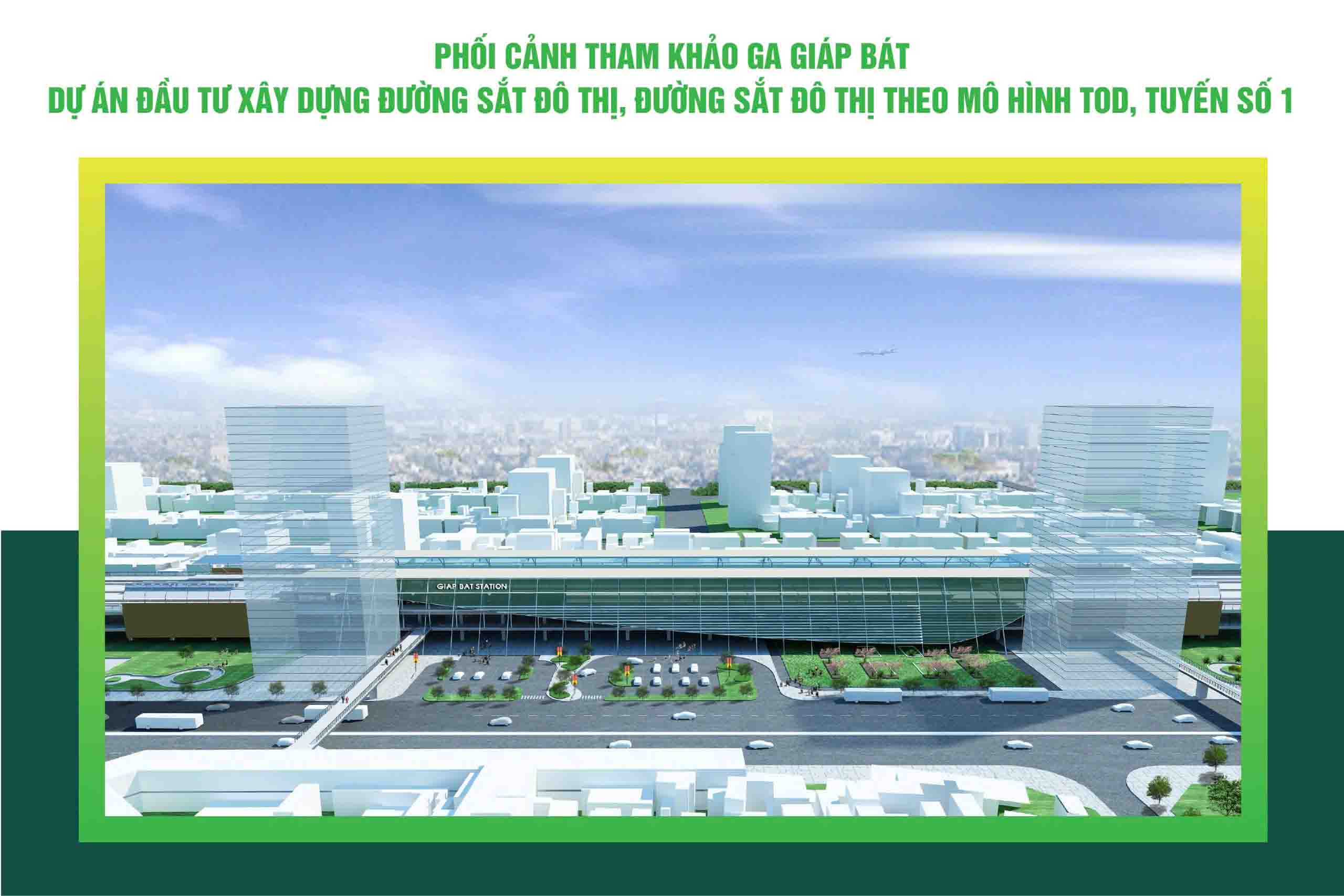 Phối cảnh tham khảo ga Metro số 1. Ảnh: MRB