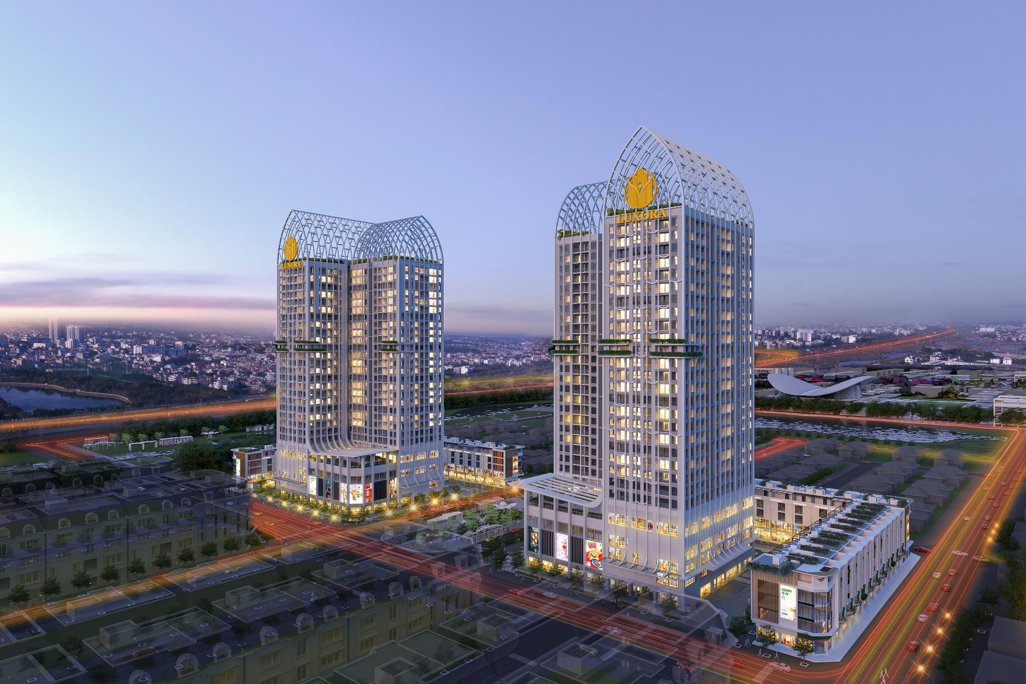 Luxora Bắc Giang tổ chức lễ cất nóc, tiến gần mốc hoàn thiện dự án - Ảnh 2.