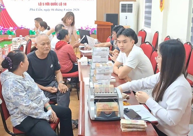 Chi trả hơn 25 tỉ đồng bồi thường GPMB dự án đường nối 2 quốc lộ ở Hải Phòng
