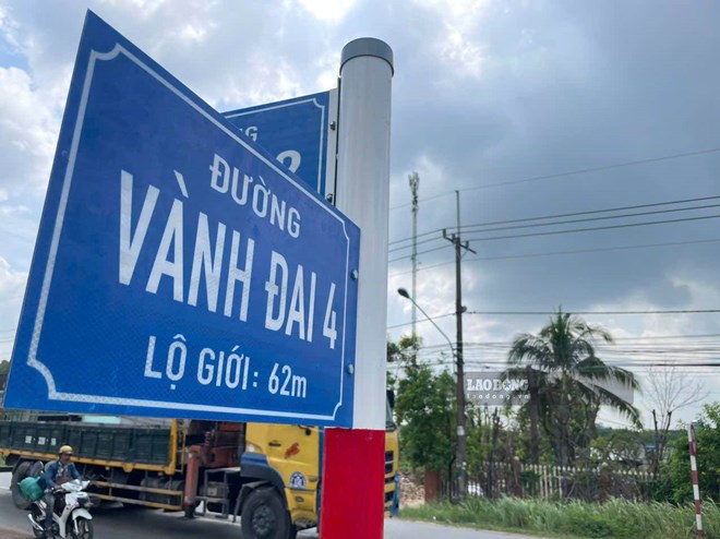 Bàn giao 21,5 ha đất làm dự án Vành đai 4 TPHCM đi qua phường Vĩnh Tân