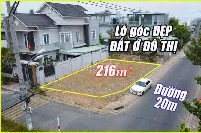 Bán Lô Góc 2 Mặt Tiền TT Củ Chi 216m2 TC SHR 490Triệu