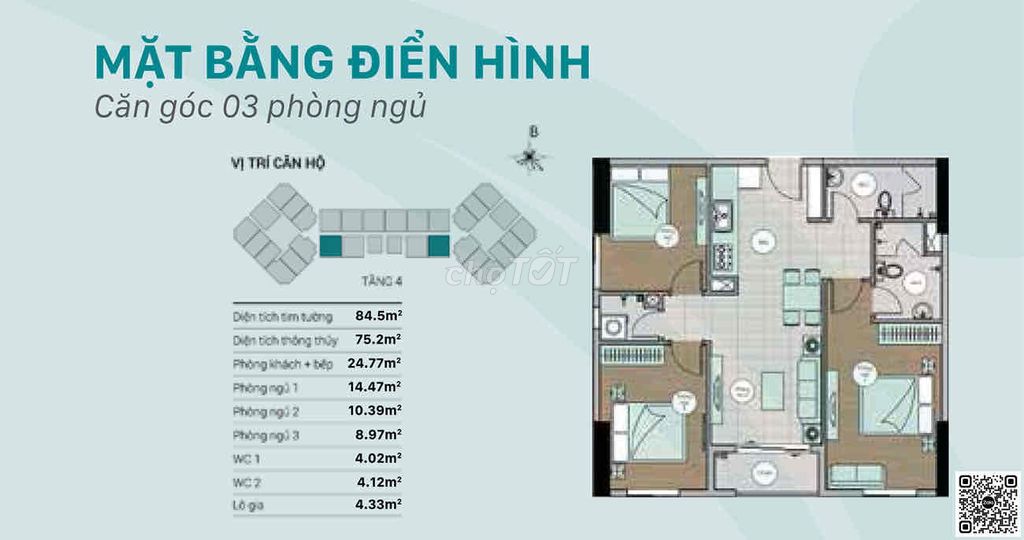 Bán căn hộ 02, Đường Phan Chu Trinh, Phường Hiệp Phú