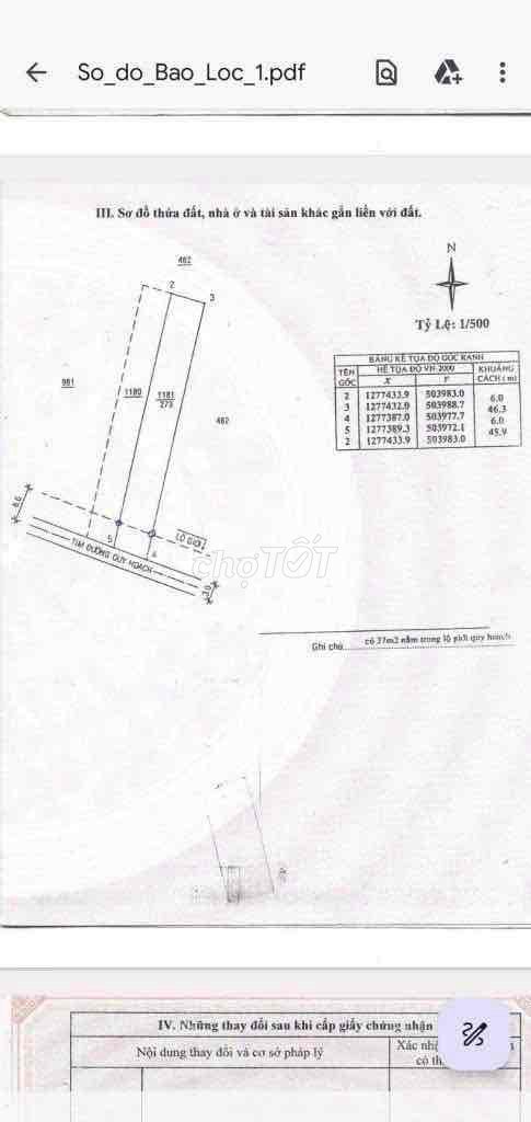 Vỡ hụi cần bán lô đất Đường Phan Đình Phùng, Phường 2