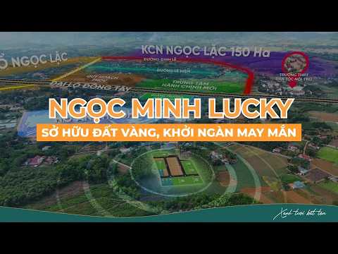 Ngọc Minh Lucky - dự đất nền tại thị trấn Ngọc Lặc, Thanh Hóa