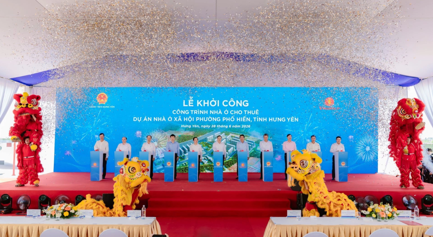 Vingroup khởi công công trình nhà ở cho thuê tại Hưng Yên