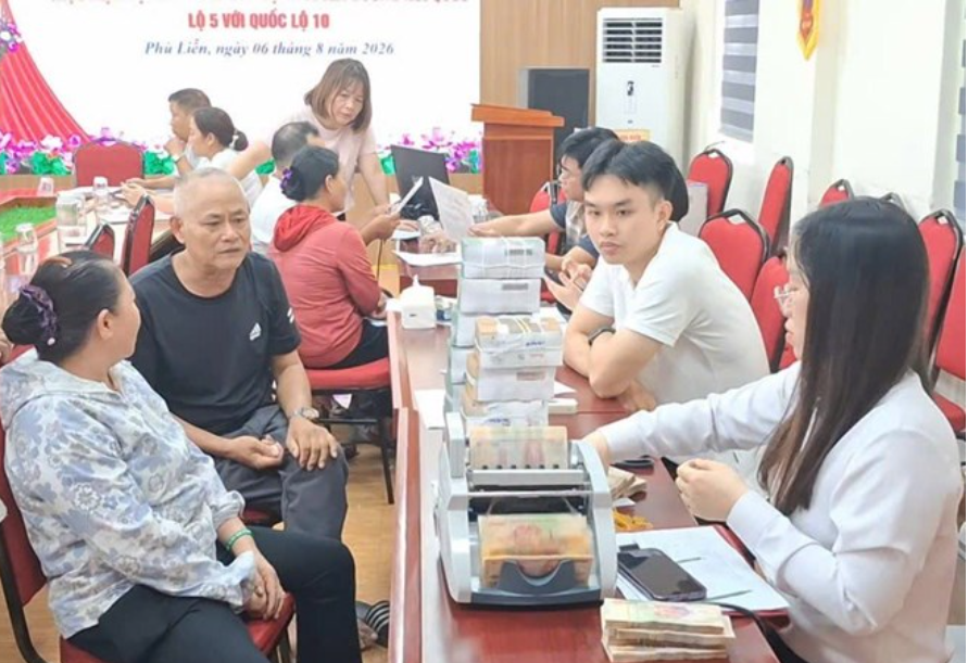 Chi trả hơn 25 tỉ đồng bồi thường GPMB dự án đường nối 2 quốc lộ ở Hải Phòng