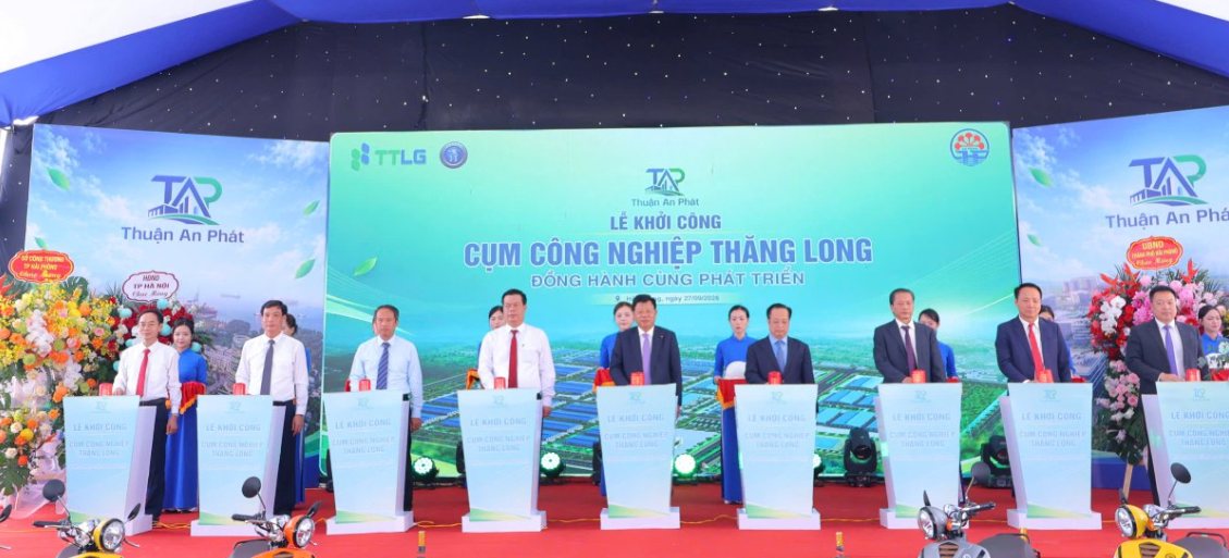 Hải Phòng khởi công dự án cụm công nghiệp hơn 530 tỉ đồng