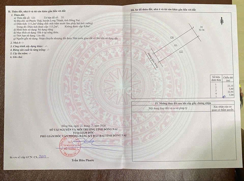Bán đất gần sân bay Long Thành giá thương lượng SĐT @83.717.6868